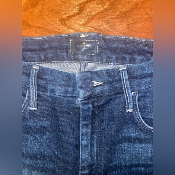 New! MOTHER High Waisted Ankle Fray Jeans in Enchanted 👖size 29 - Picture 8 of 14